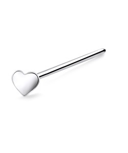 Heart Straight Nose Stud NSKA-836